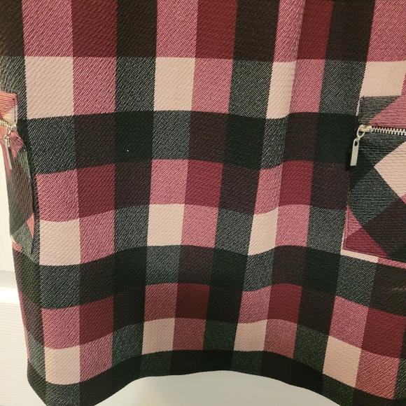 Dorothy Perkins retro plaid tunic shirt - Picture 3 of 13